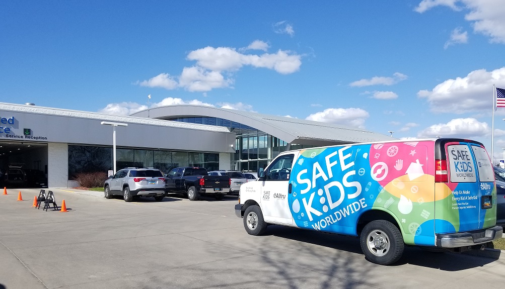 Safe Kids van at Rydells